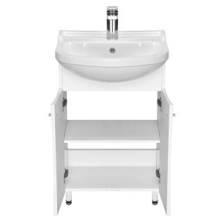 Тумба под раковину Акватон Джимми У 57см белый 1A250501DJ010